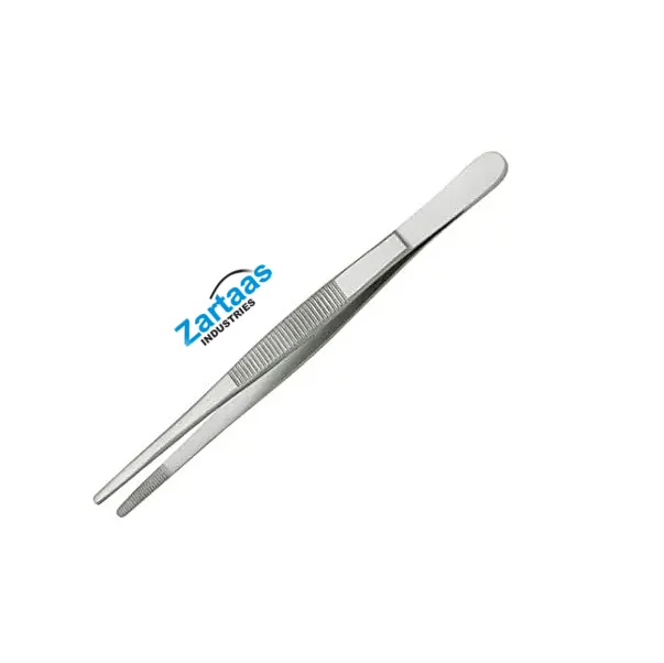 Standard Dressing Forceps Toothless  medium wide 13 cm Surgical instruments Manufacturer and Exporter