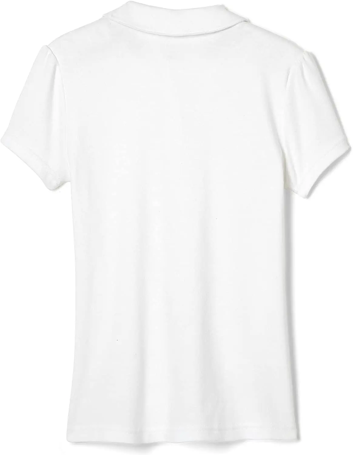 New 2022  Girl Organic wholesale  peter pan collar  short sleeve polo T Shirts Lightweight rapid -dry interlock tee Fs-0174