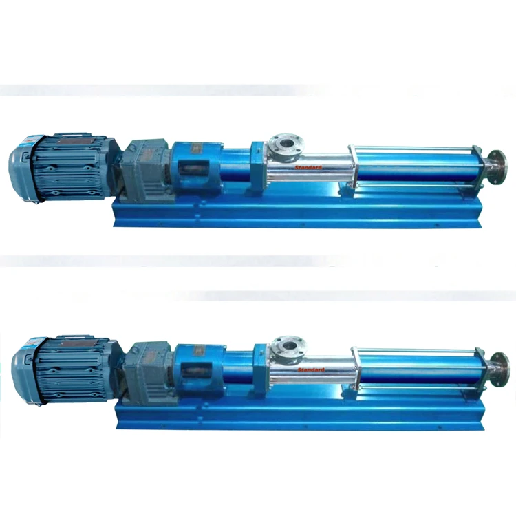 Standard single screw pumps Similar SEEPEX MONO NETZSCH screw pump,No belong G series type stainless steel screw pump