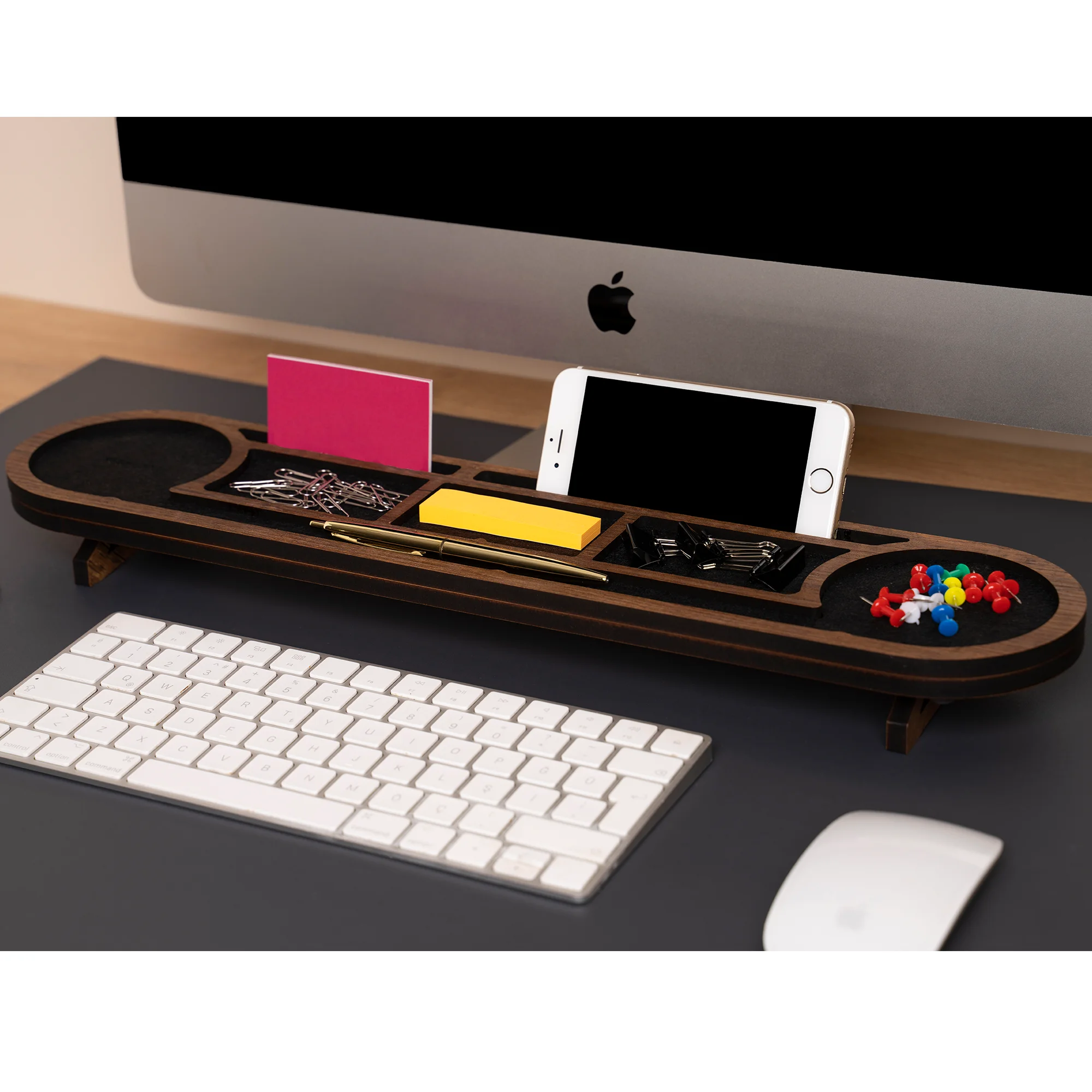 Modular Wooden Desk Accessories Personalized Docking Station Office Accessories Desk Organizer Dropshipping Product