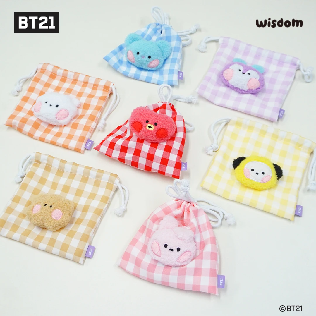 BT21 minini face pouch Delivery from Korea on the fastest way Best Price and Good Product High Quality and Hot Selling
