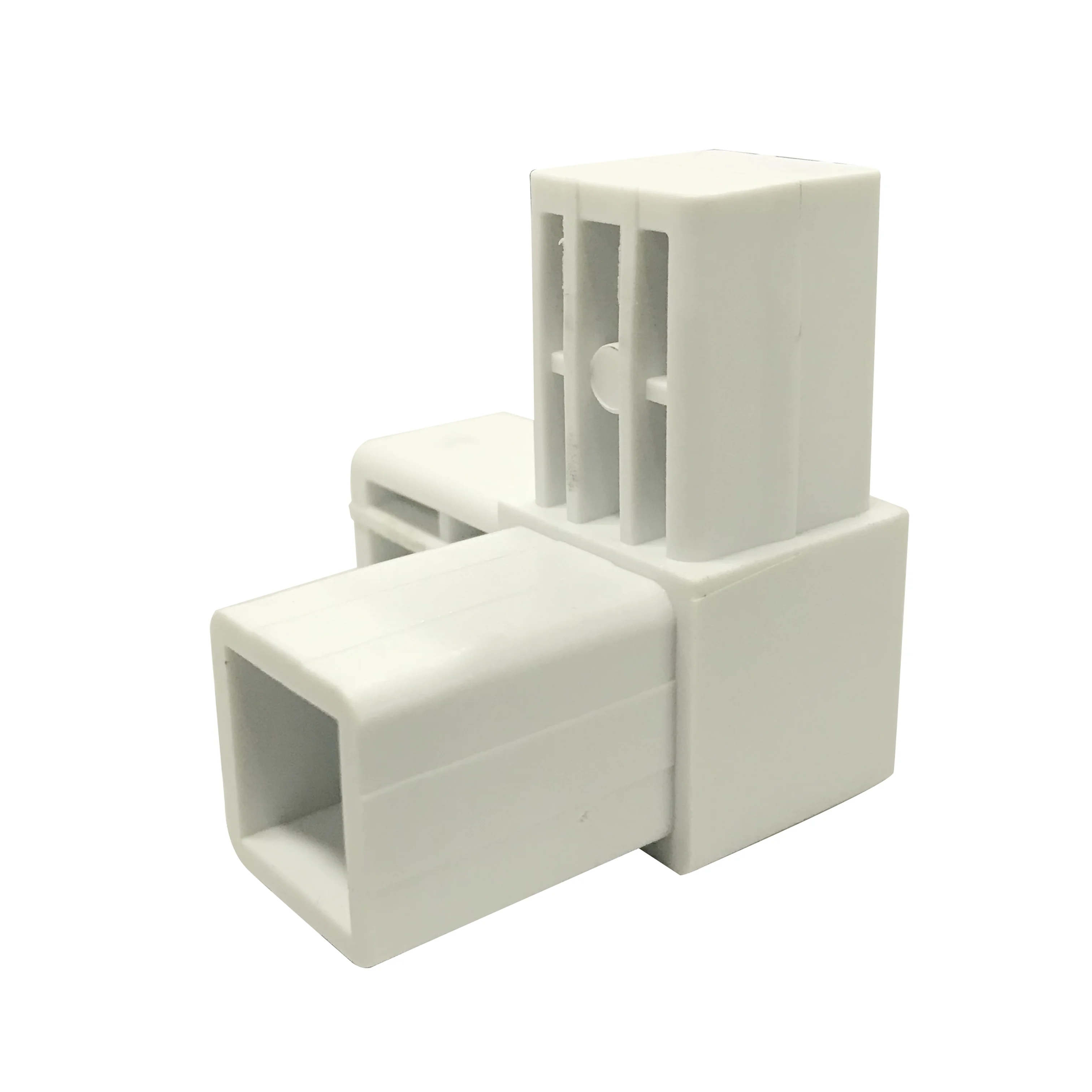 Professional Custom Furniture Grade Plastic Multiple Frame Structural Connector Pvc Corner Fitting Square Tube Pipe Fittings