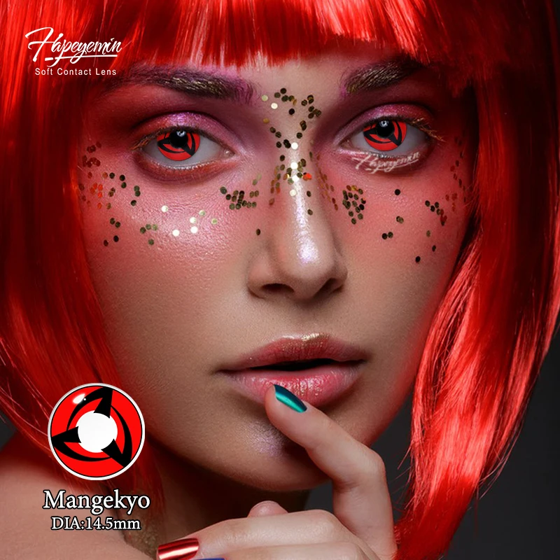 Hapeyemin  Crazy  Cosplay lens 14.5mm  Manufacture 40 Years Colored Contact Lenses