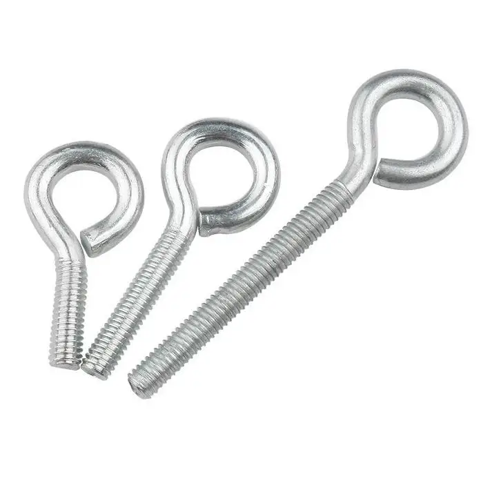 Custom M6 to M40 Stainless Steel Sheep Eye Thread Screw Closed Hook Ring Screw Eye Bolt for Industry Metric Measurement System