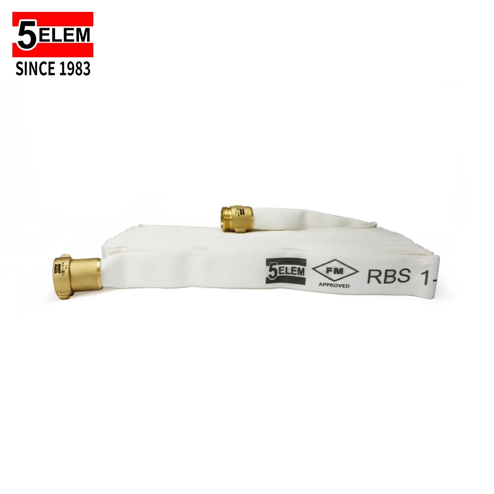 Factory Manufactured Layflat Fire Cabinet Hose Fighting hose with Alu. NST Couplings