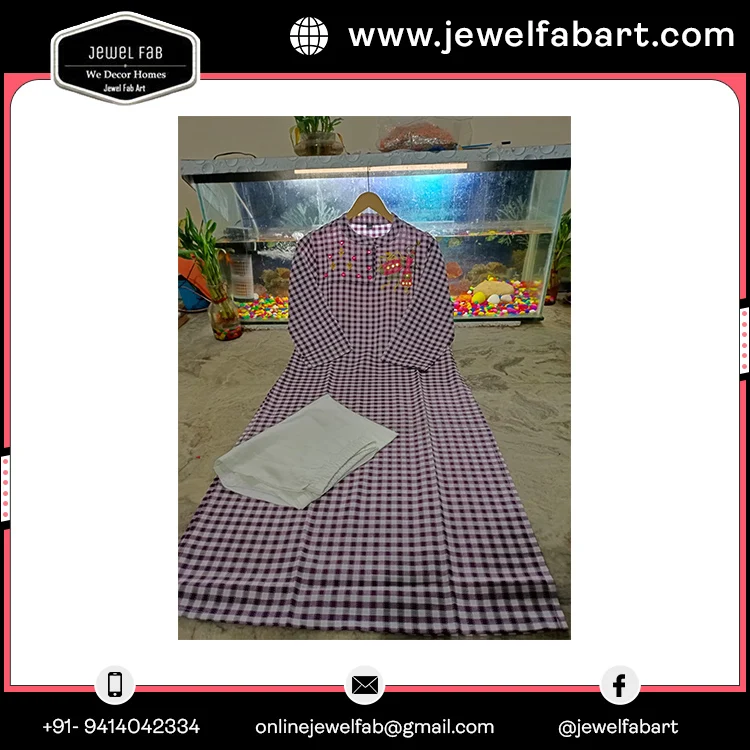 High Qualtiy Hand Embroidery Work Casual Dresses Print Buy Ethnic Kurti Made of Rayon Fabric Womens Wholesaler