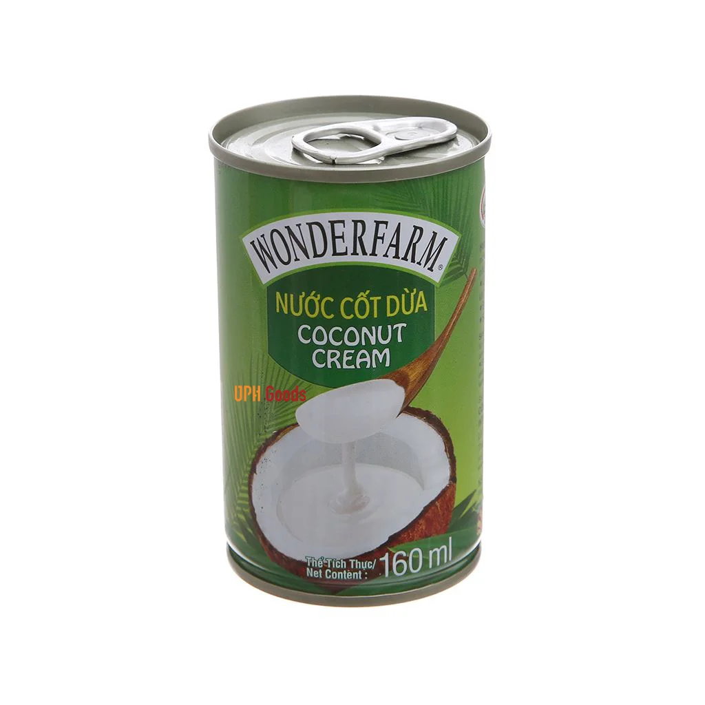 Best seller /Vietnamese special seasoning Wonderfarm coconut milk cream 160ml / high quality for export