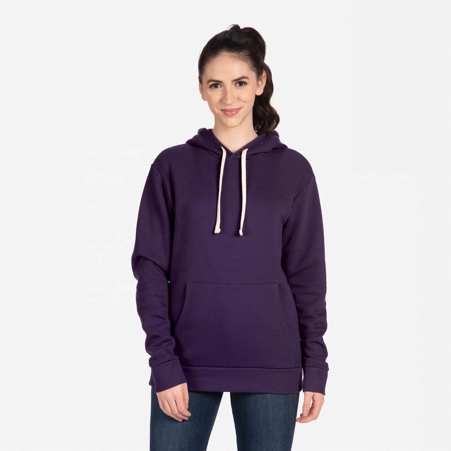 Next Level Apparel Galaxy Purple Unisex Santa Cruz Hoodie Hot selling hoody women blank hoodie logo custom Men sweatshirt