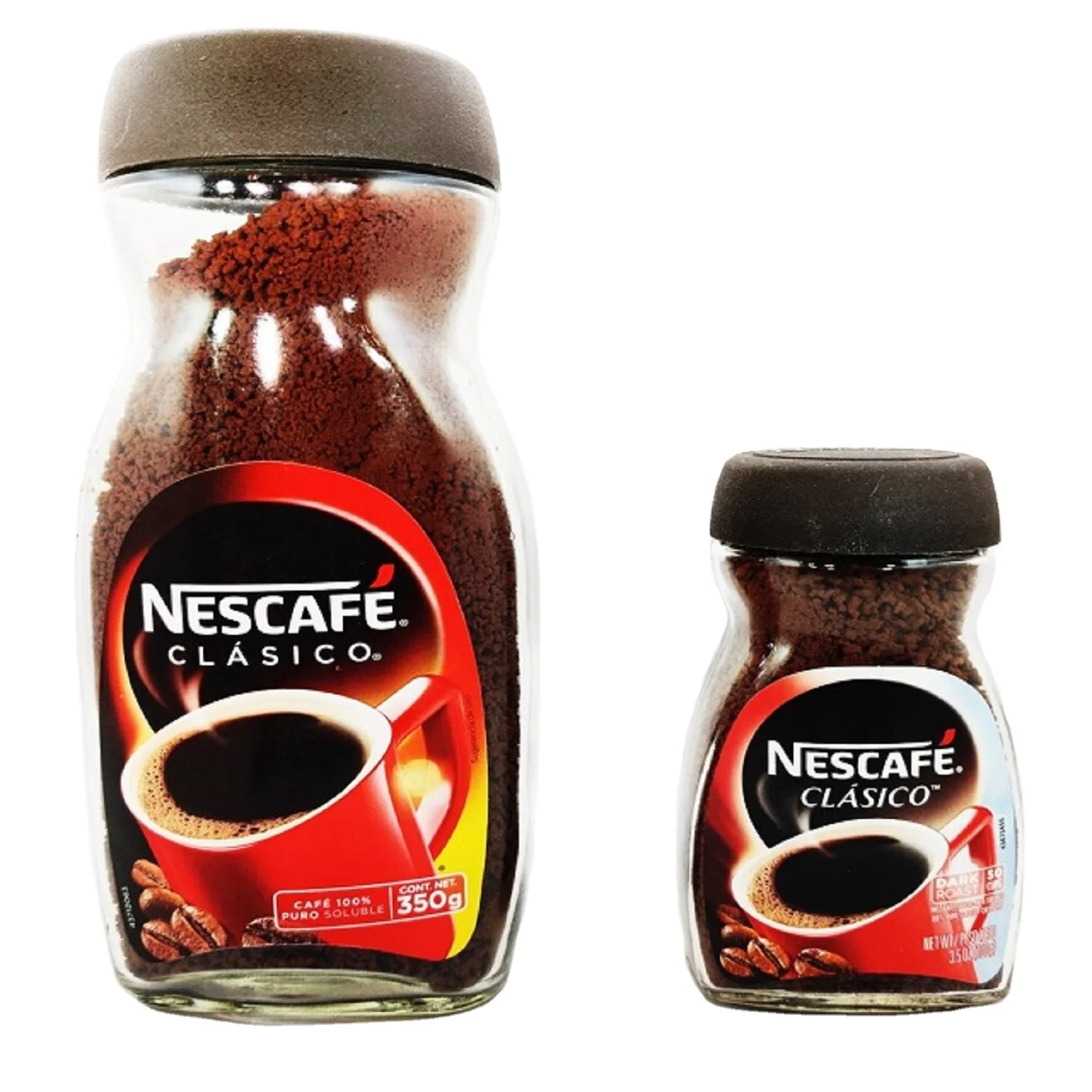NESCAFE Instant Coffee, 1 Hazelnut and 1 French Vanilla 100g each, 2 JARS