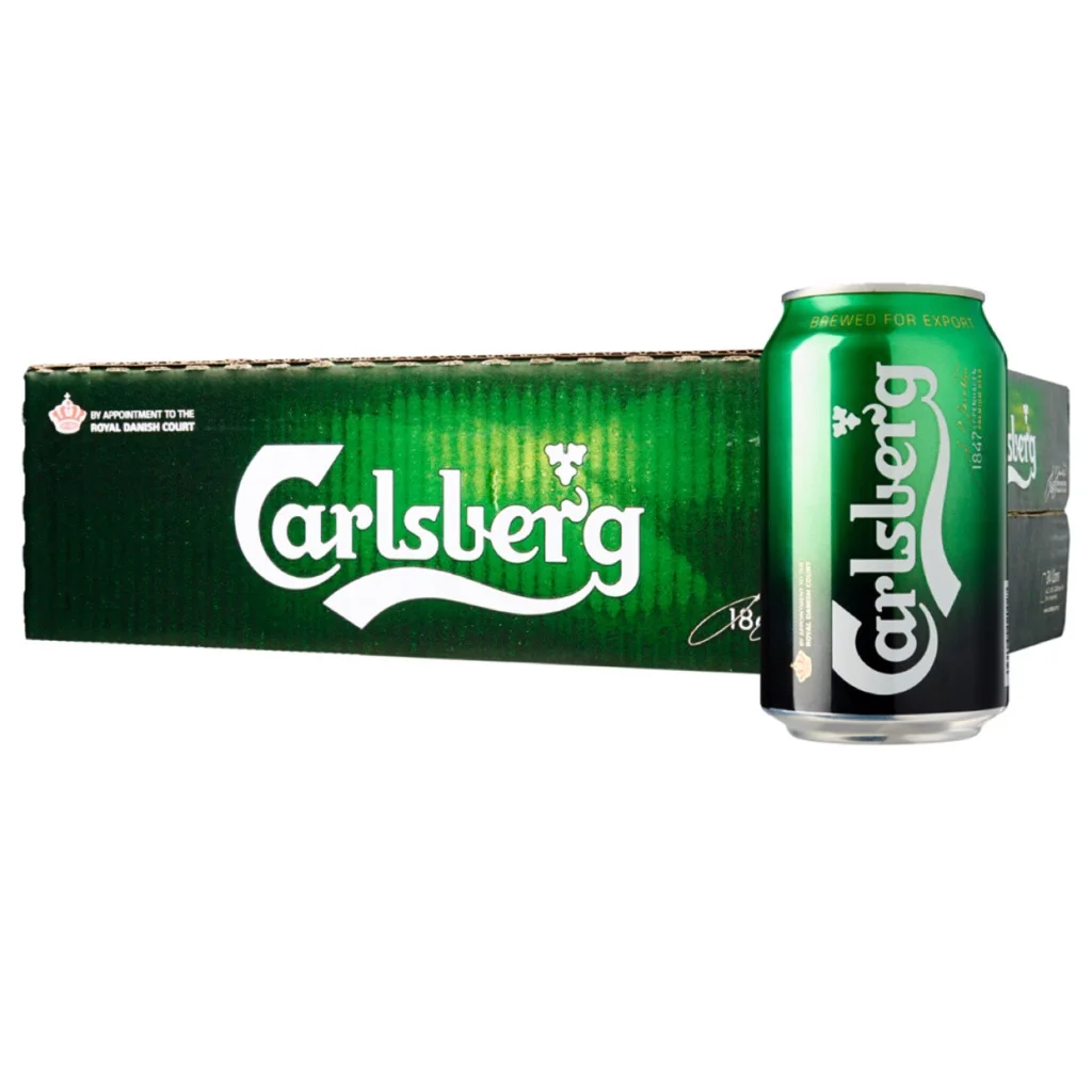 Carlsberg пиво 330 мл бутылки и банки напиток низкая цена