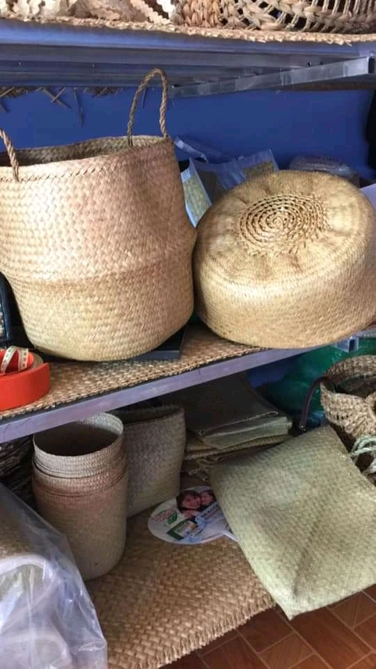 Сушеная морская трава материал морской травы высококачественные товары плетеная корзина для хранения белья дома сделано в вьетнаме