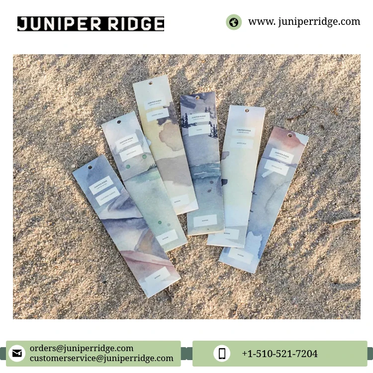 Newly Arrived Dried Leather, Dusty Stone, Sweet Resin Scent Best Home Fragrance California Juniper Campfire Incense Stick