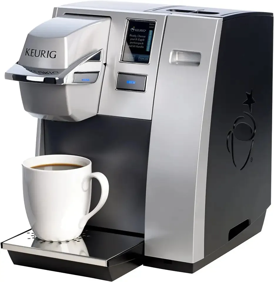 HOTTT Keurig K155 Office Pro Commercial Coffee Maker, Single Serve K-Cup Pod Coffee Brewer, Silver, Extra Large 90 Oz. Water Res