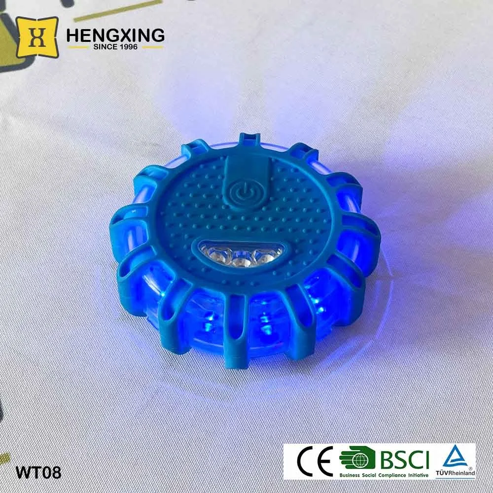 China Factory Magnet Waterproof Mini Warning Light 9 Flashing Steady On LED Road Safety Flare
