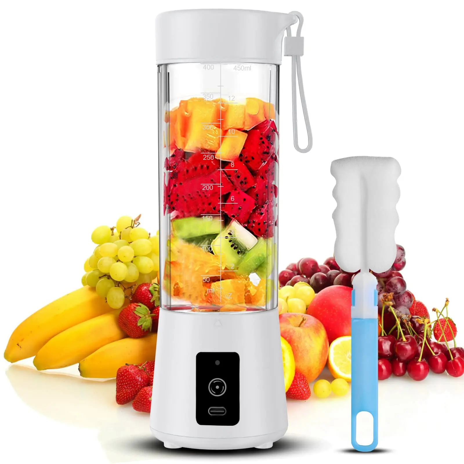 400 ml portable smoothie blender personal bottle usb rechargeable small mini portable fruit juice blender