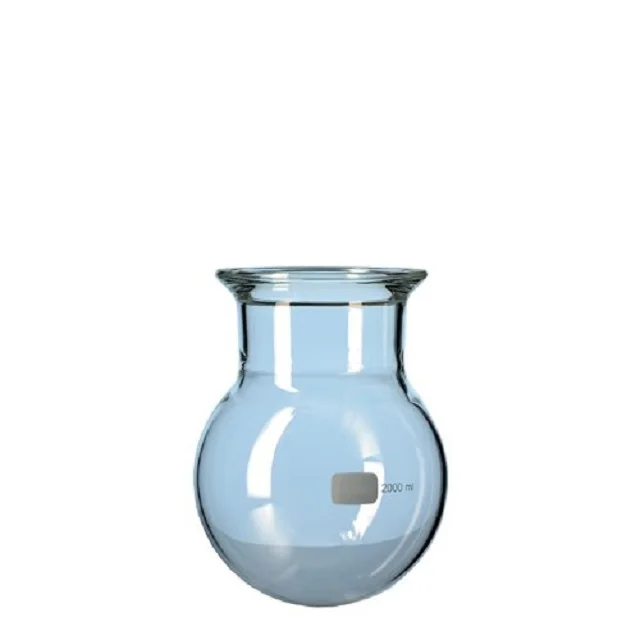 Cheap Price Glass Material Flasks Vessel Reaction, Wide Mouth with Flat Flange, 100mm ID, 150mm OD Best Wholesale Deal Available