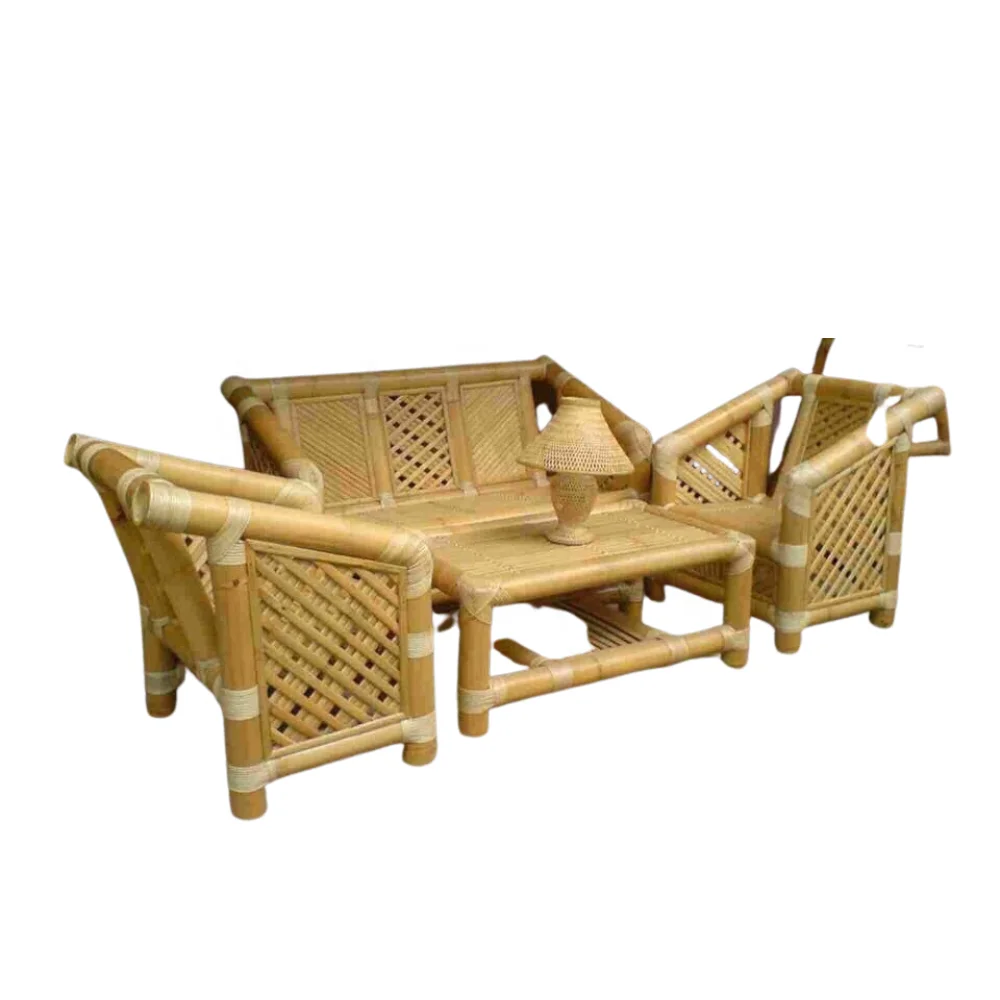 Bamboo Table Hot Sale Eco-Friendly Furniture For Home Decor And Restaurant Custom Packing Vietnam Manufacturer