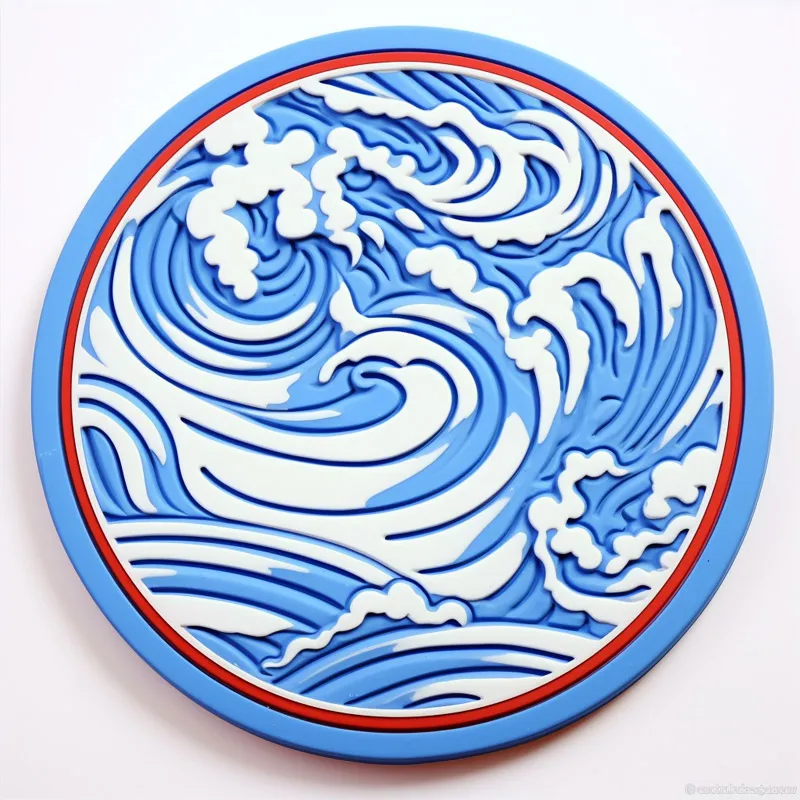 promotional drink gift cup souvenir logo customized soft pvc rubber coaster