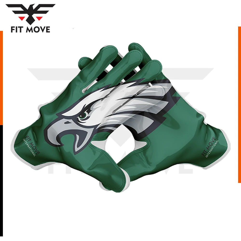 2022 New Arrival Custom Design Grip Football Adult Receiver American Football Equipment Adult Youth American Football gloves
