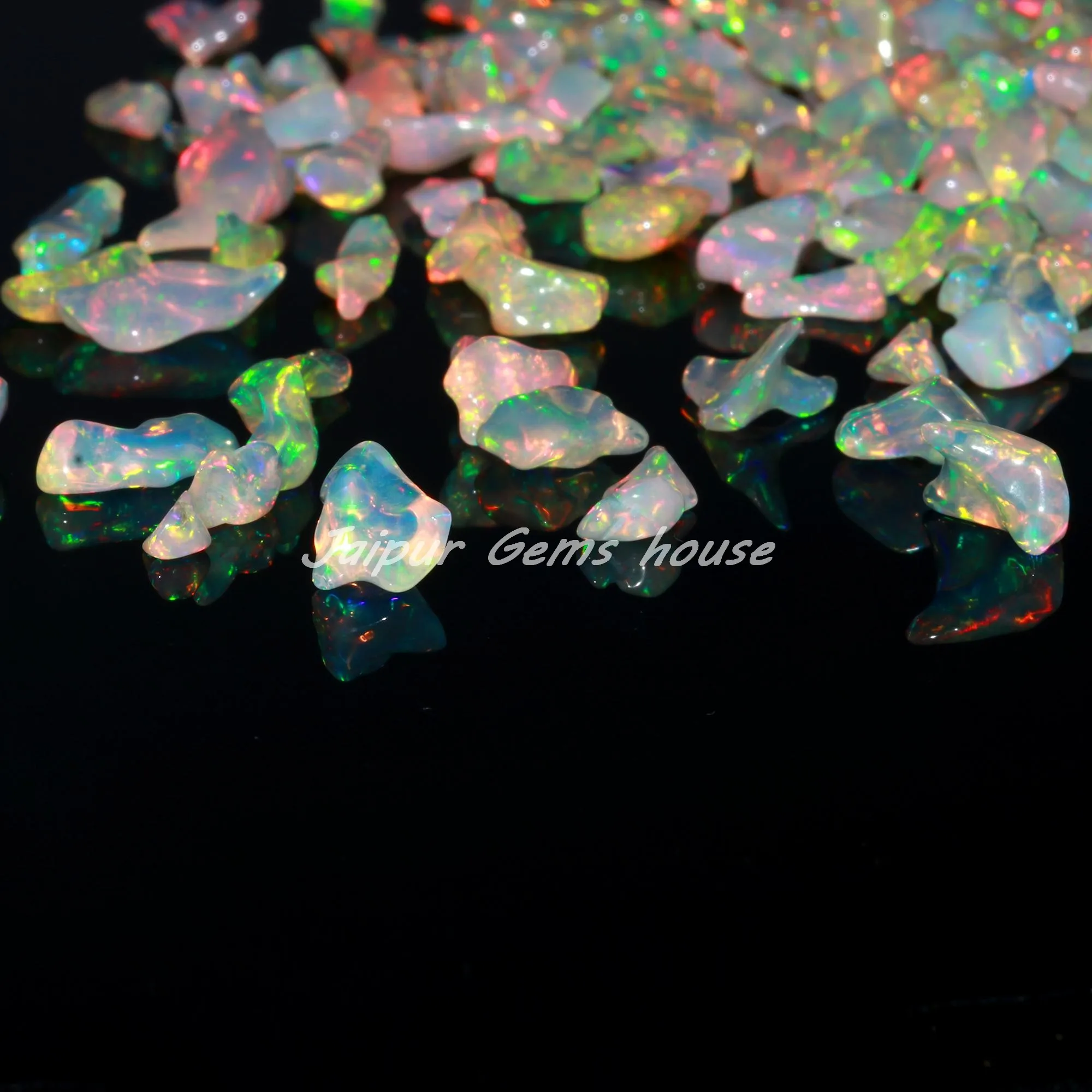Hot Selling Natural Ethiopian Opal Rough Ethiopian opal Necklace Loose Gemstone Crystal Beads Manufacturing Beads Jewelry Making