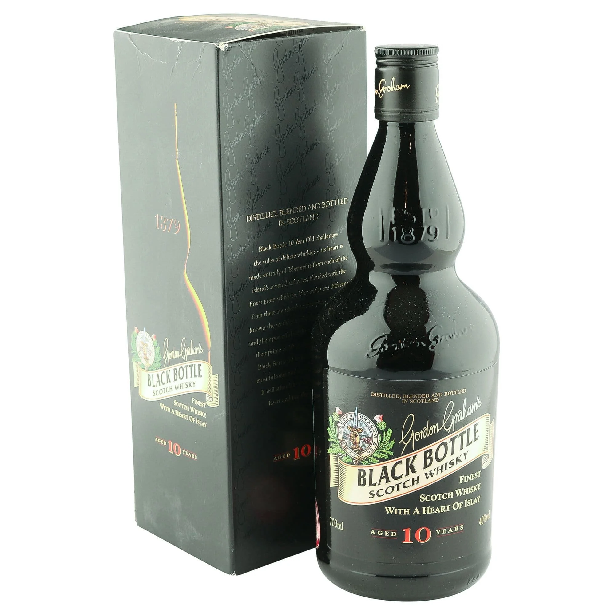 Top Black WHISKY Blended Grain Whisky / Smoke Blended Whisky 70cl 40 % Alcohol a Grade Barley Bottle