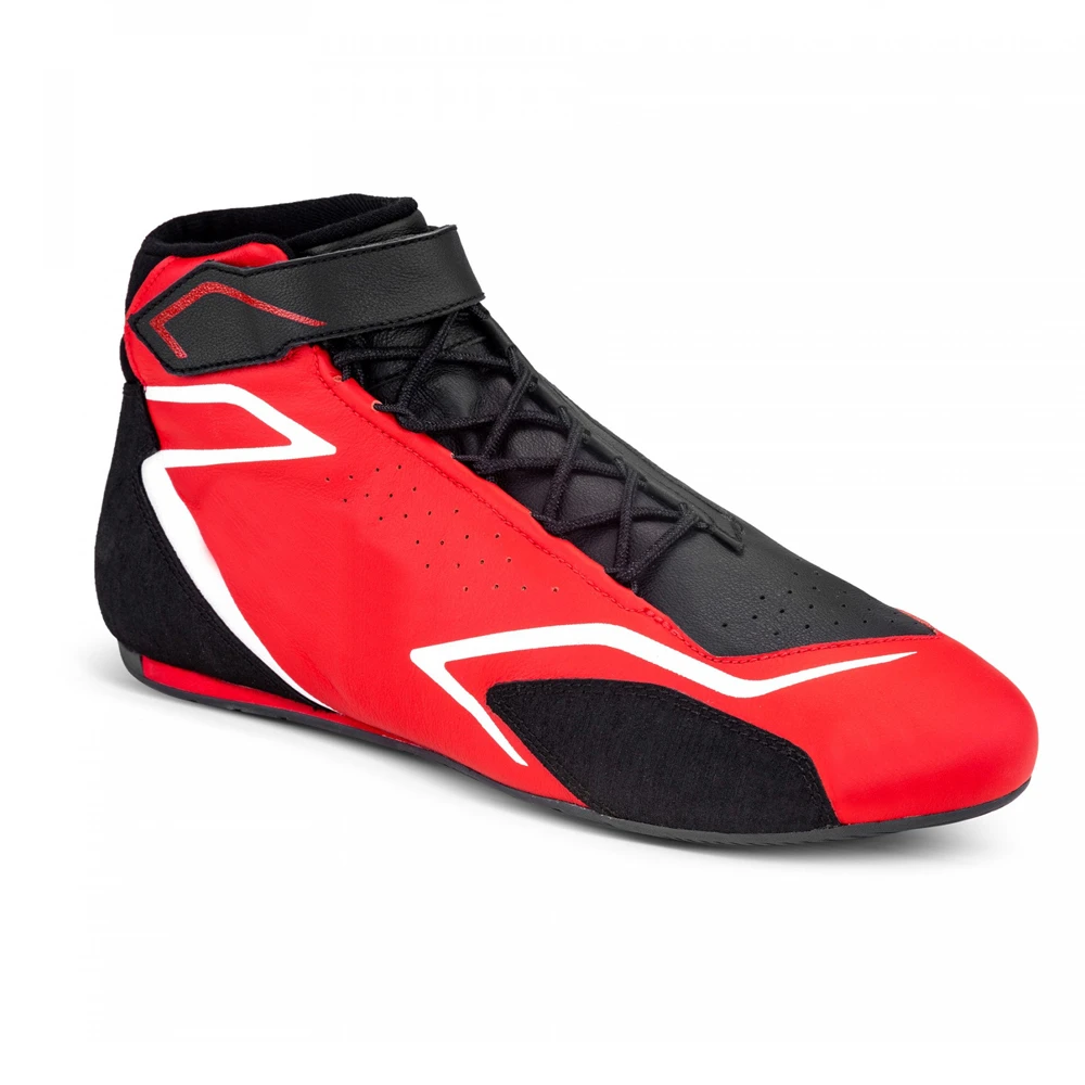 Professional Car Racing Shoes Go-kart Ride Off-Road Leather Fashion Racing Boots With OEM Service