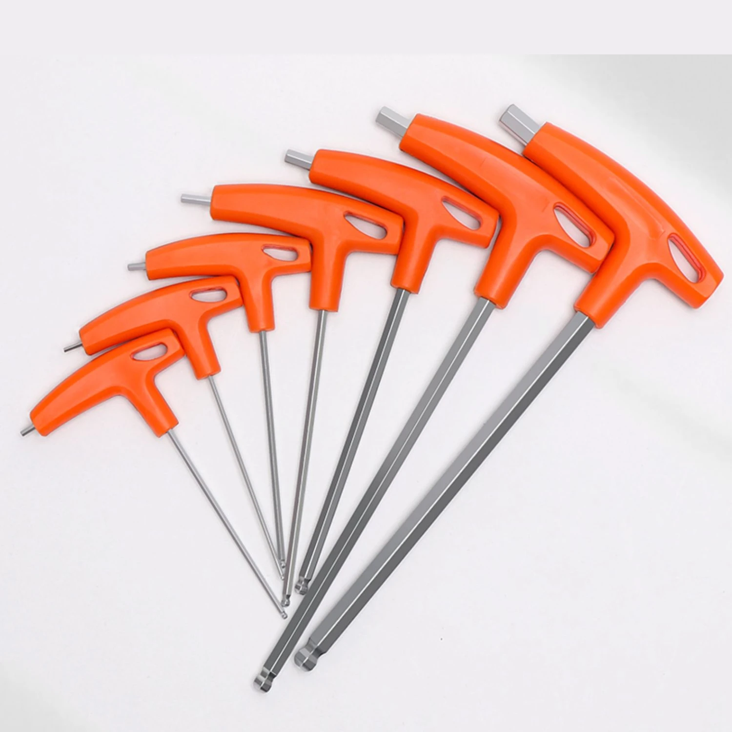 Special Offer:T Handle Allen Wrench Flat Head 40 Chrome Steel+ABS Hex Key