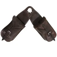 Genuine Leather High Quality Saddle Bag Premium Quality Foldable Saddle Bags Multifunctional & Spacious Horse Equipments E97786