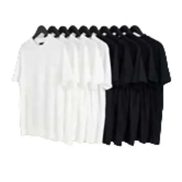 140g Budget quality Wholesale good Price less than $1.00 Custom logo Printing blank White cotton round neck cheap unisex t shirt