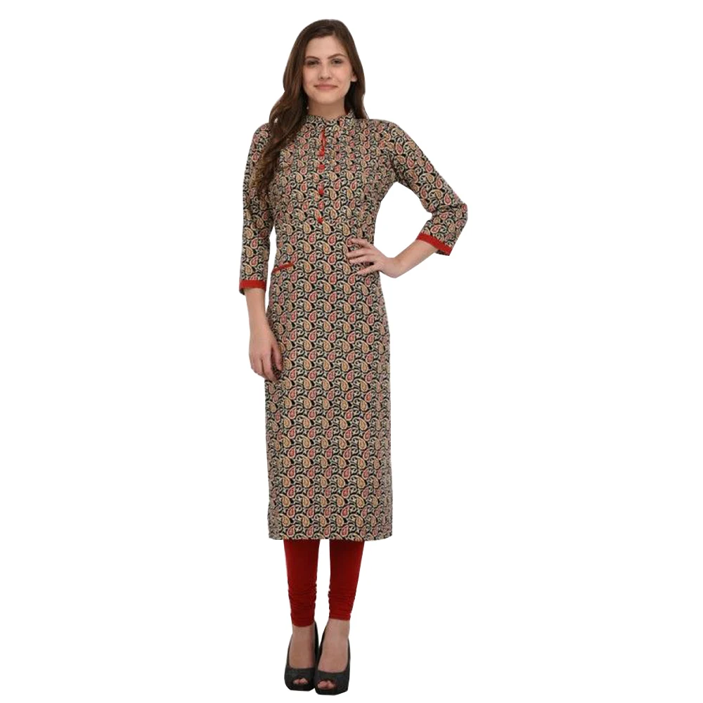Женская куртка из чистого хлопка традиционная одежда Kurti для женщин индийская и Пакистанская короткая повседневного использования