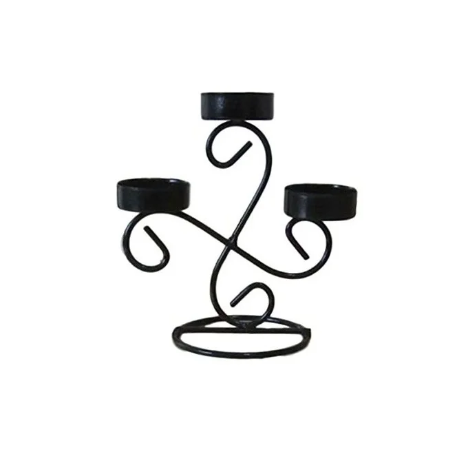 Lotus candle holder set of 3 golden tealight holders tall candle stands metal candle holders suppliers India