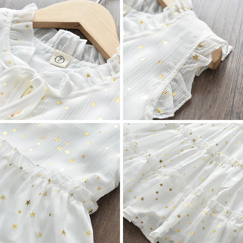 Good quality New design Summer little girl dress princess dress lovely baby dress