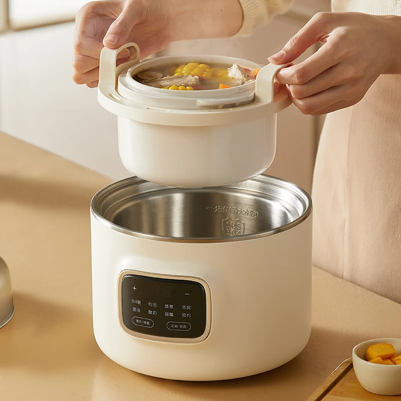 OIDIRE Slow Cooker Nutritious Stew Soup Classic Stew Pot Korean Stew Pot Kitchen Appliances