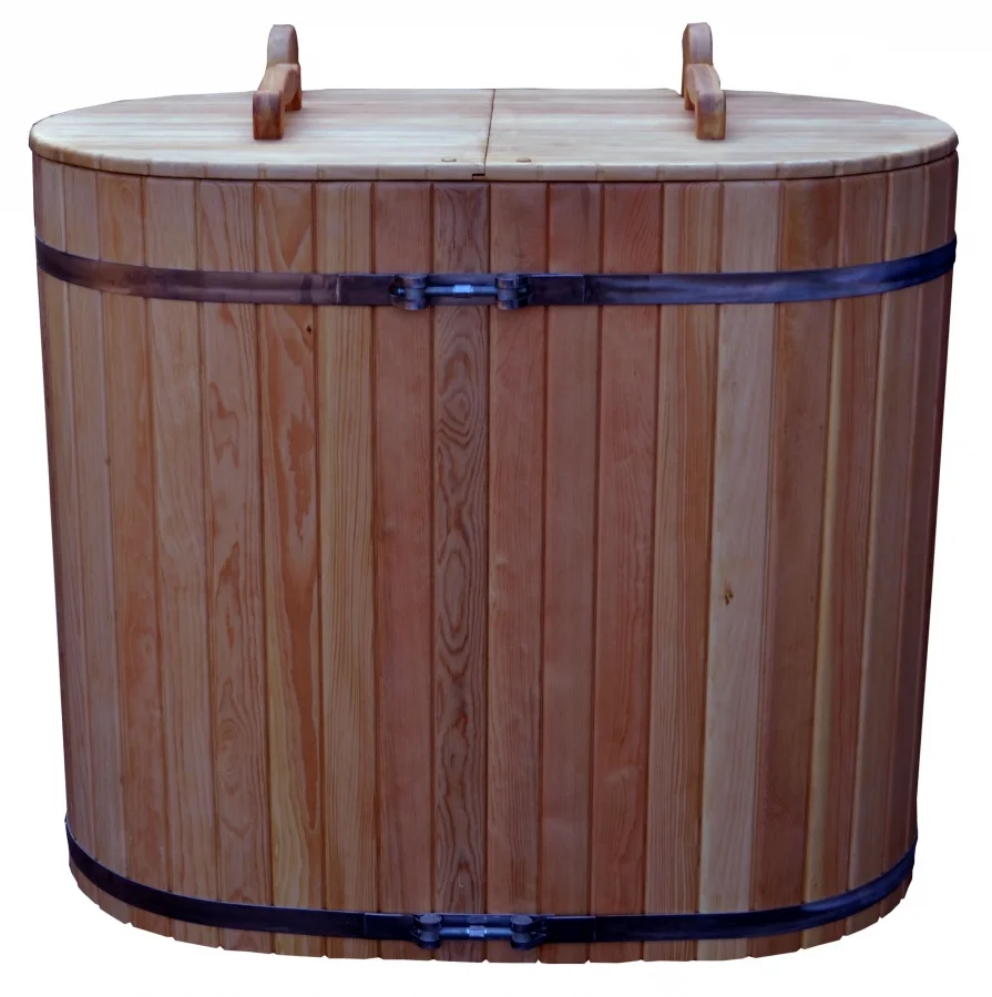 New Design 2 Person Wooden Cold Plunge Pool Indoor Cheap Rugby Ice Bath