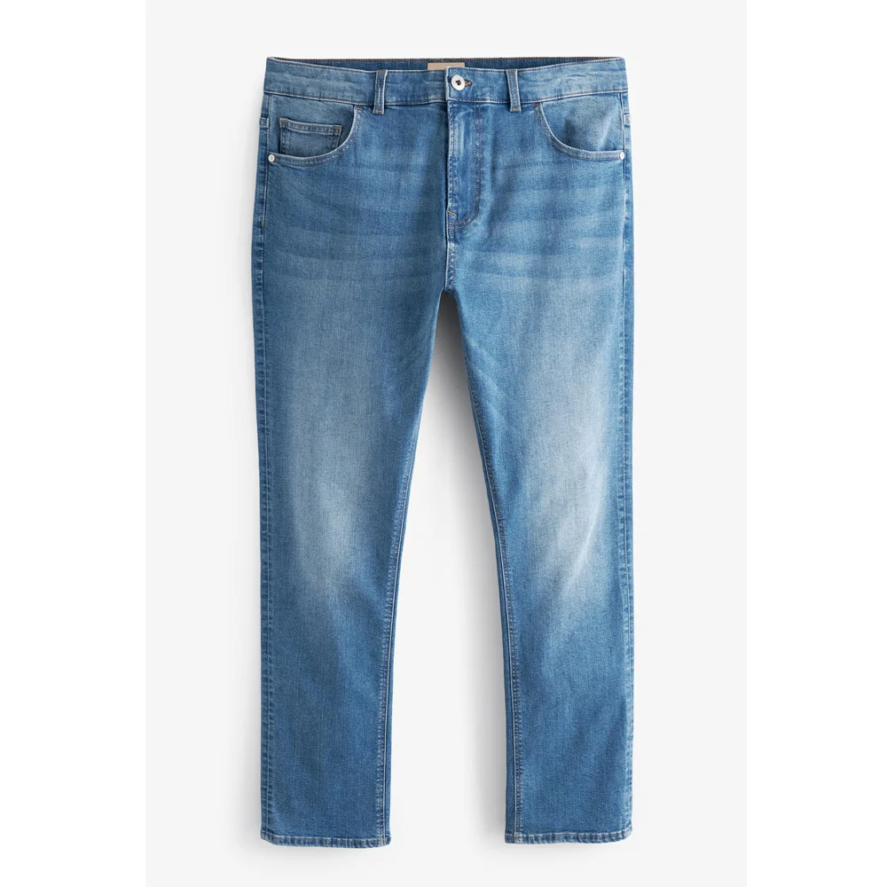 Wholesale Customized Export Quality Light Blue Slim Classic Stretch men jeans