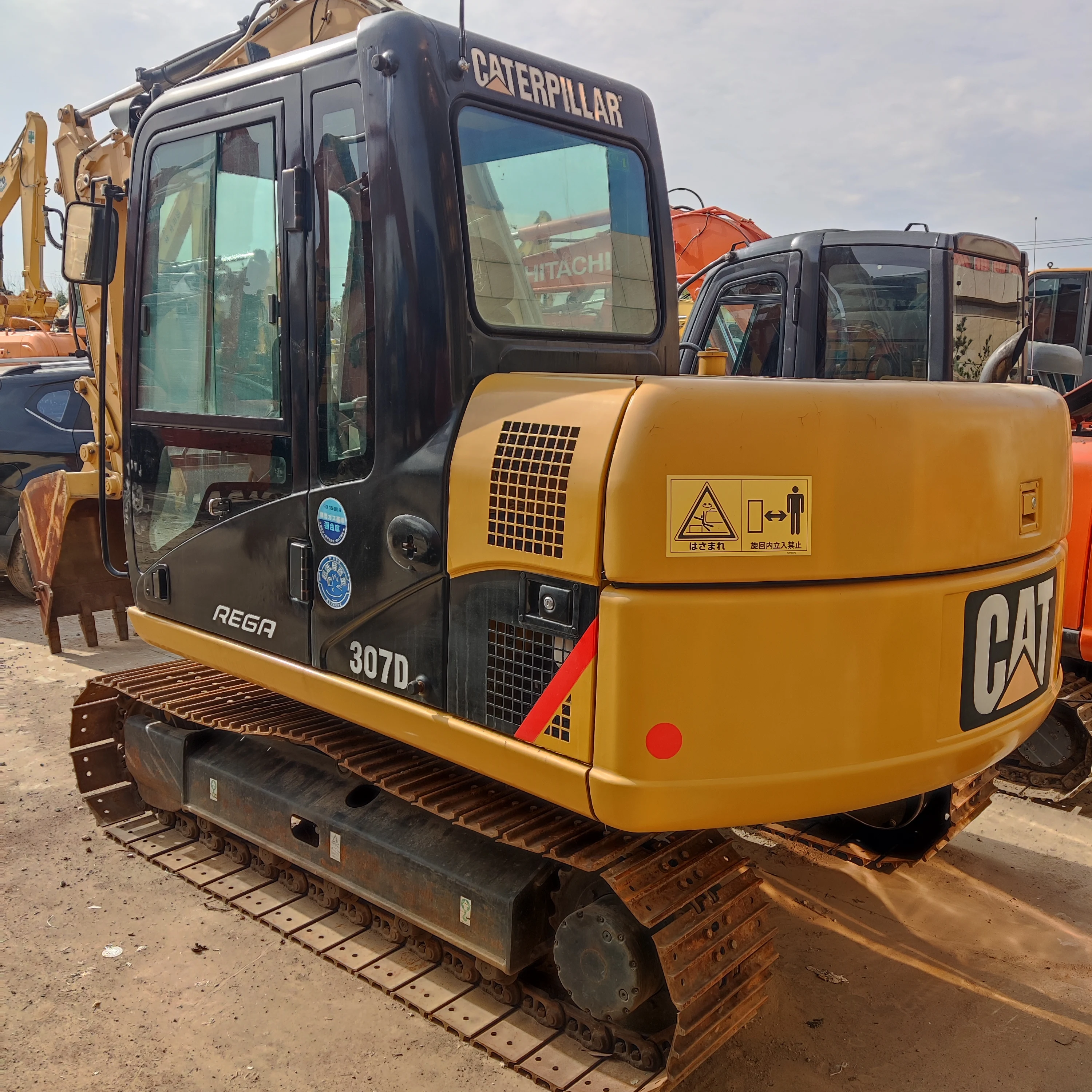 Оригинальный японский б/у гусеничный экскаватор 307D 7 тонн, Гидравлический Гусеничный мини-экскаватор на продажу