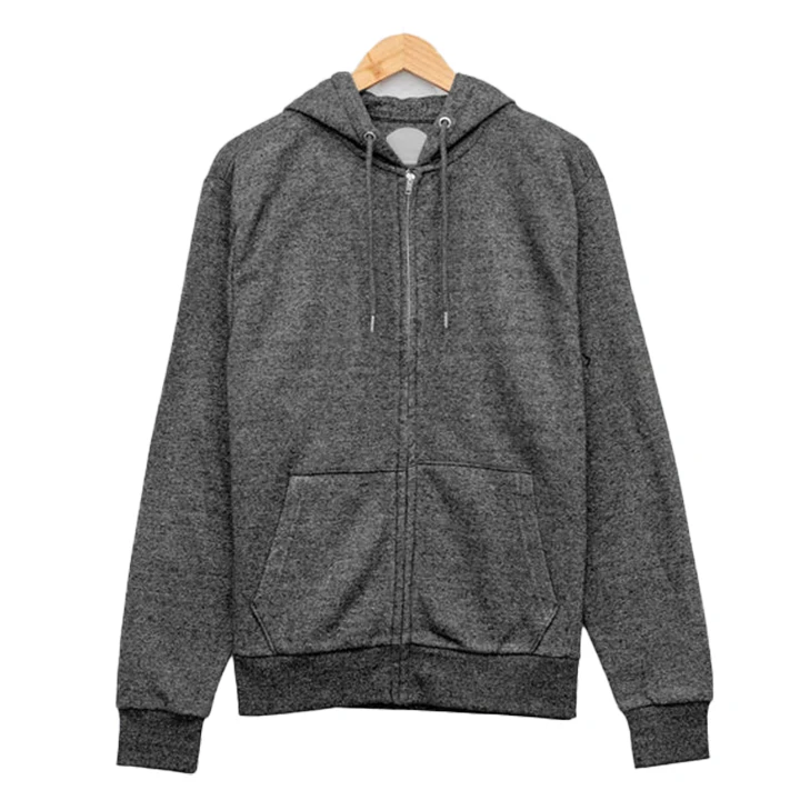 2023 Hot Sale Customised Logo Zipper Sweat Hoodie New Fashion Pocket Zip up Branded Sweat Hoody with Puff Technique