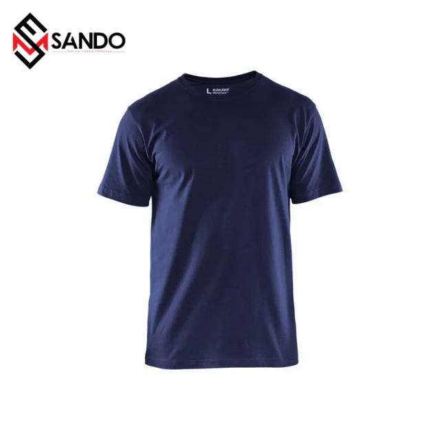 Overalls Workwear 100 Cotton Wholesale Construction Workwear tshirt Navy Dark Blue Reflective Custom XXXL Unisex Oem Pockets
