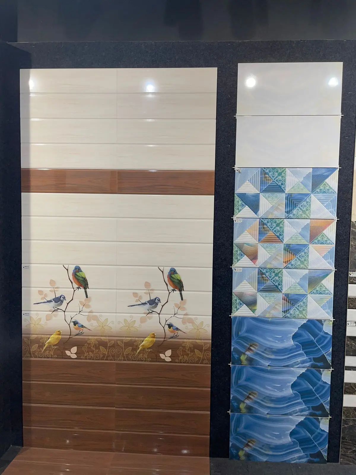 Home Interior Grey Bathroom Ceramic Wall Tile 30x60cm Ceramic tiles Glossy and Matt Finish with AAA grade quality from India