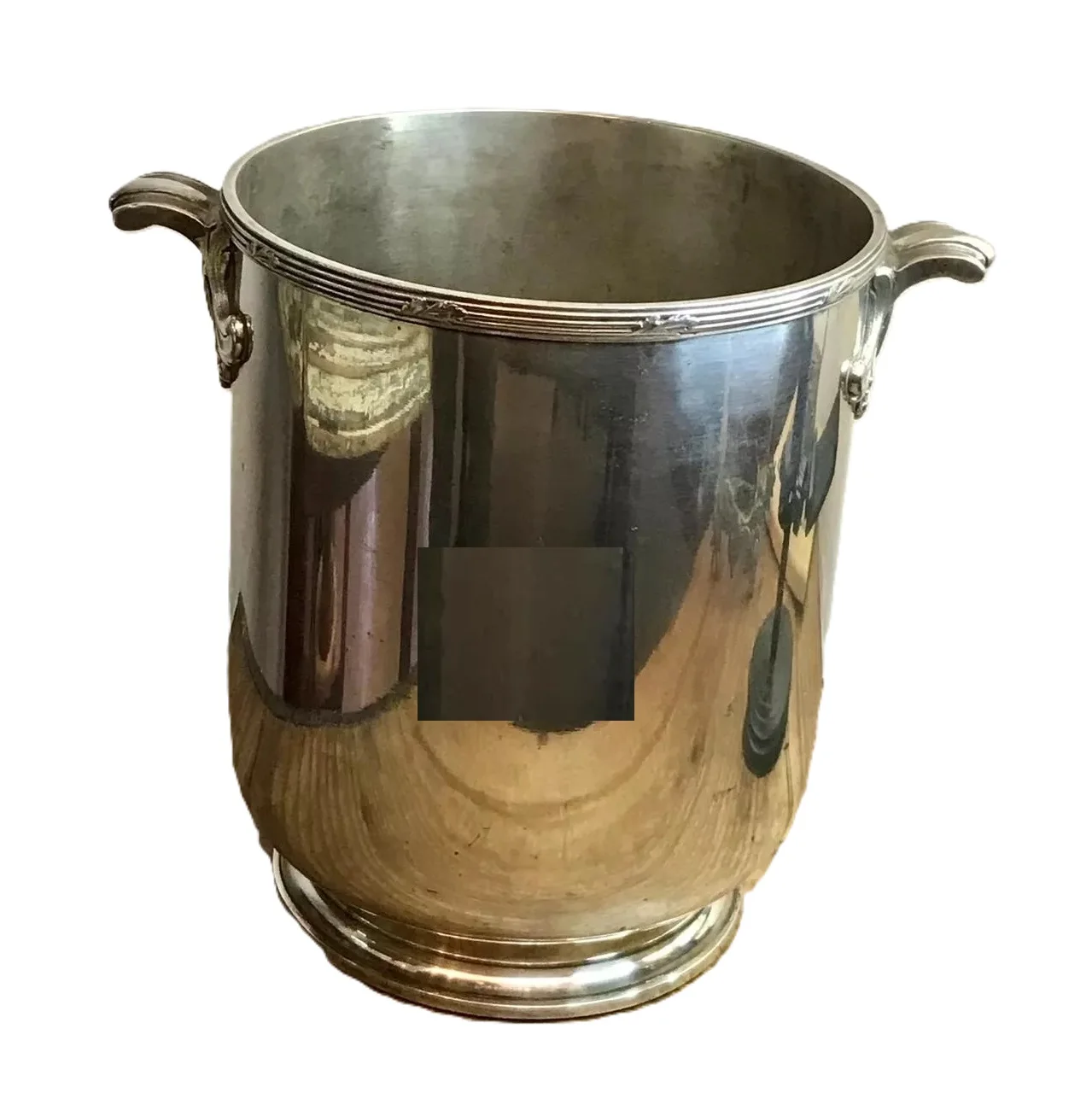 Metal Ice Bucket with Side Handle Wine Drink Cooler and Beverage Bucket For Chill Wine Beer Silver Color Indian Exporter