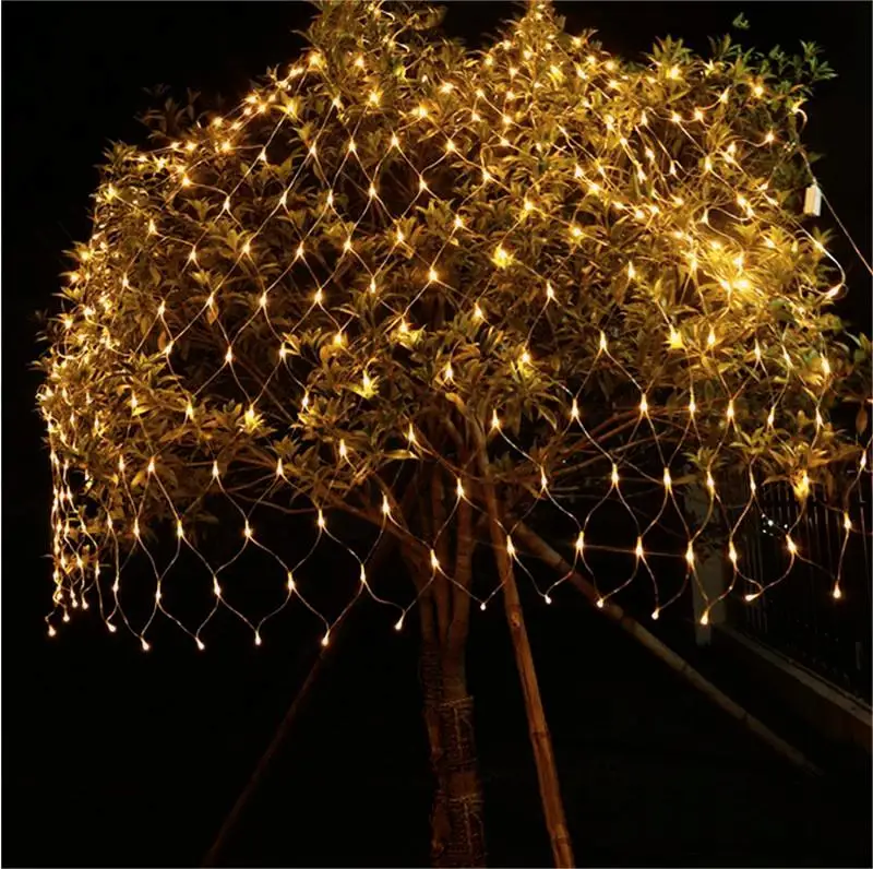 3M*2M 2M*2M 1.5M*1.5M LED Net lights courtyard Waterproof flashing string christmas lights outdoor led fairy lights