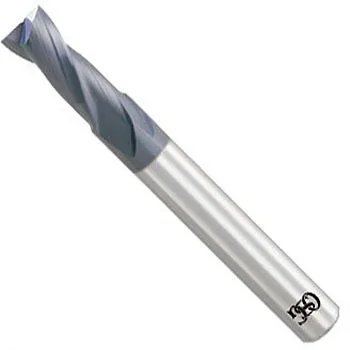 High speed and high feed cutting available Japanese high quality OSG 4 fluted carbide end mill short type for general applicatio