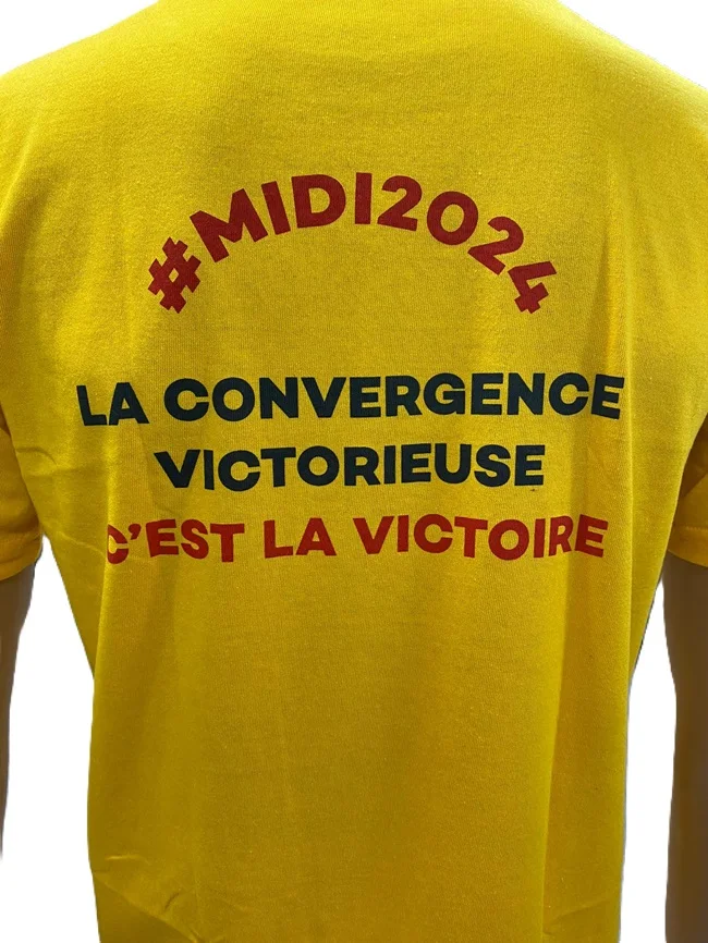 Cotton Recycled Unisex election campaign T-shirts with customized logo printed bulk made Mens Manufacturer and Wholesaler