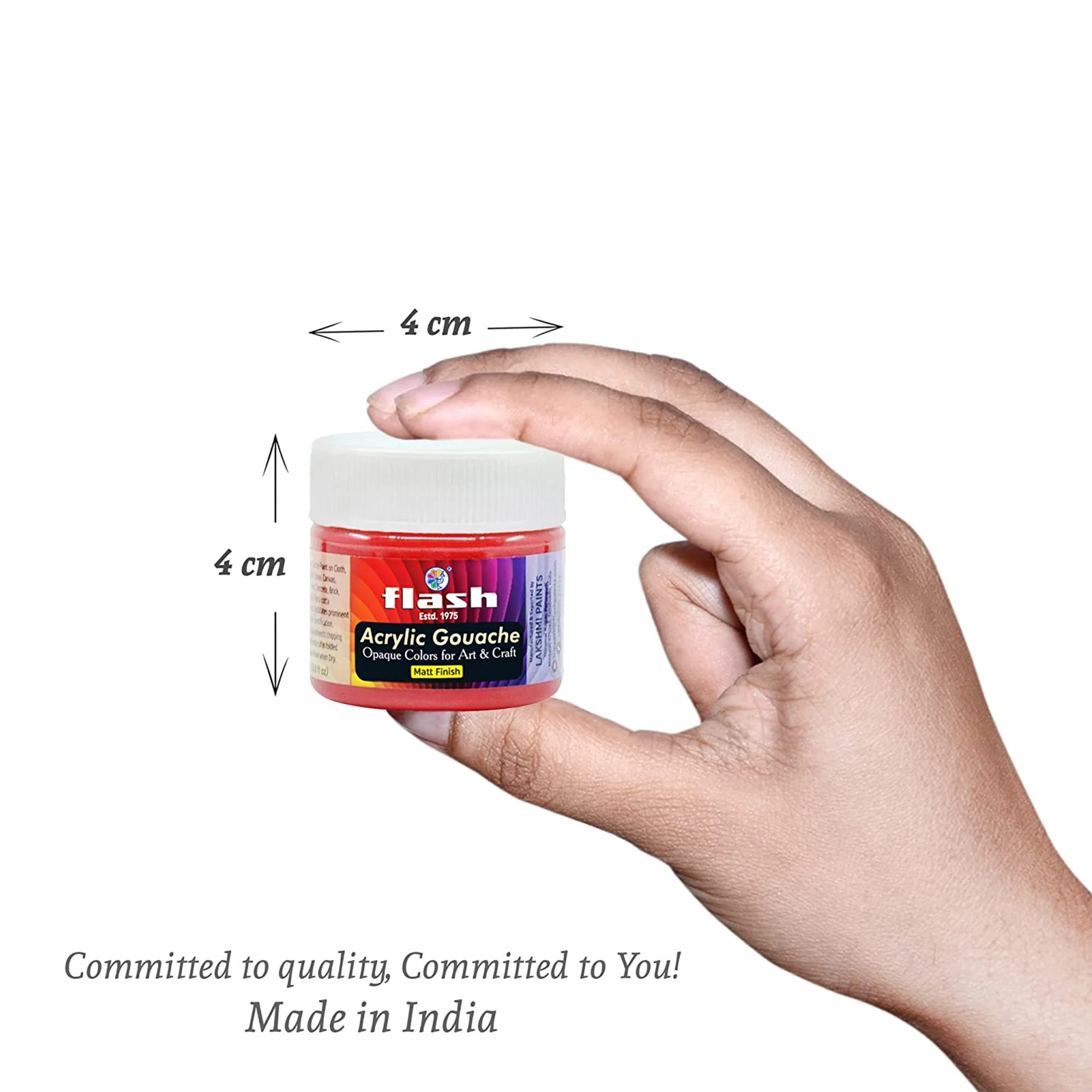 High Quality Flash Gouache Paint Set | 25ml 16 Color Set | Non Toxic for Kids & Artist High Lightfastness Colors