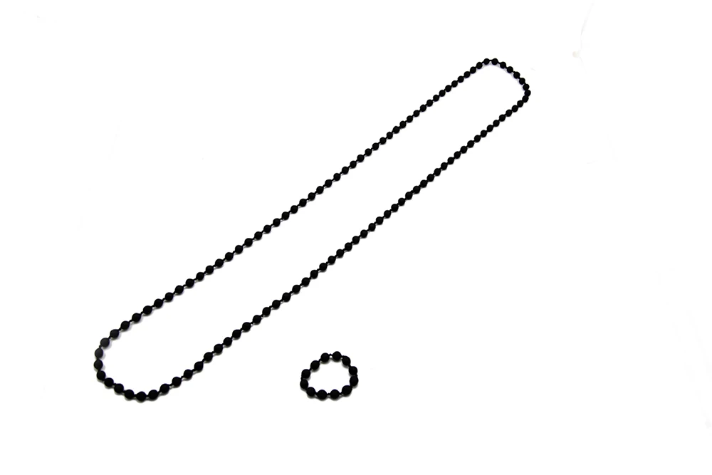 High Quality Wholesale Good Price Plain Pattern Fashion Link Chain Type Wooden Beaded Bracelet and Necklace Set from Vietnam