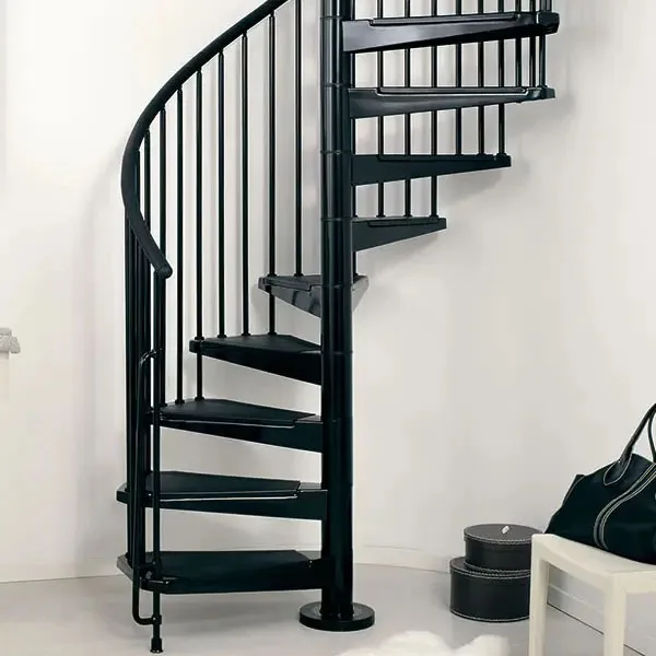 Professional Manufacture Wrought Iron Staircase Indoor Iron Spiral Staircase Design