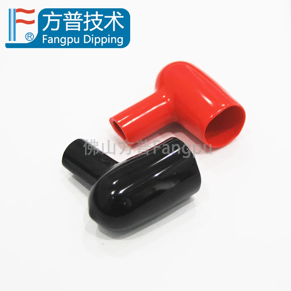uxcell Car Battery Terminal Cover Soft Plastic Insulation Boot Sleeve Black Red Terminal Sleeves