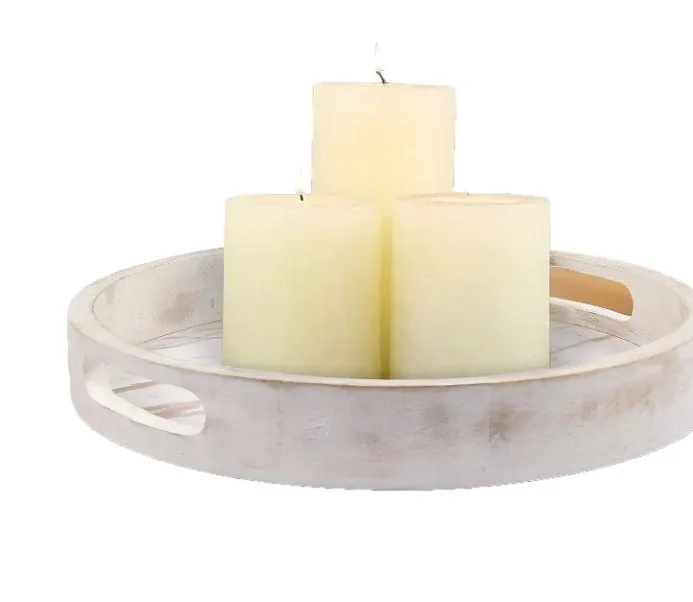 Hot Sale Food Grave Pine Wood Rectangular Tray Large Size Flat Serving Tray with Handles Factory Wholesale Prices Trays