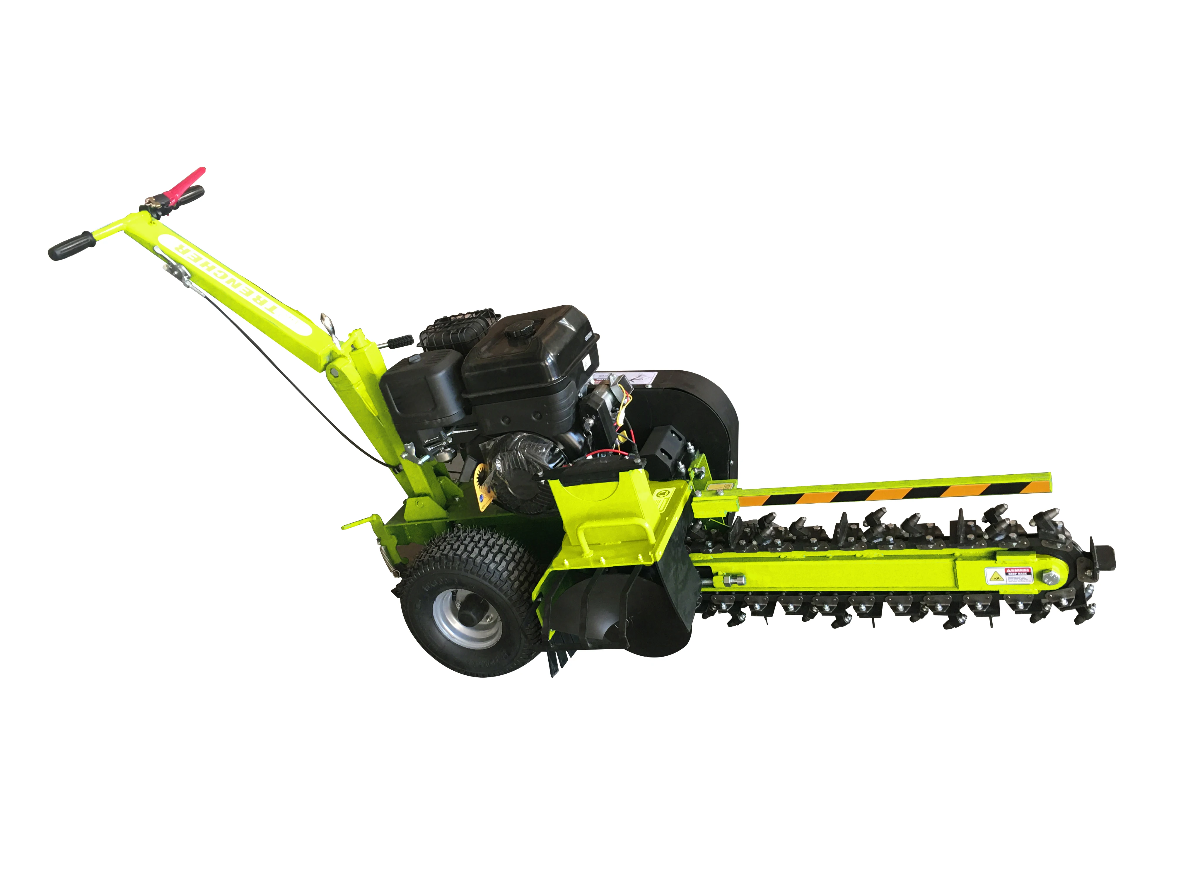 600MM Trencher 15hp Petrol Walk Behind Mini Chain Trencher Machine Mini BM689