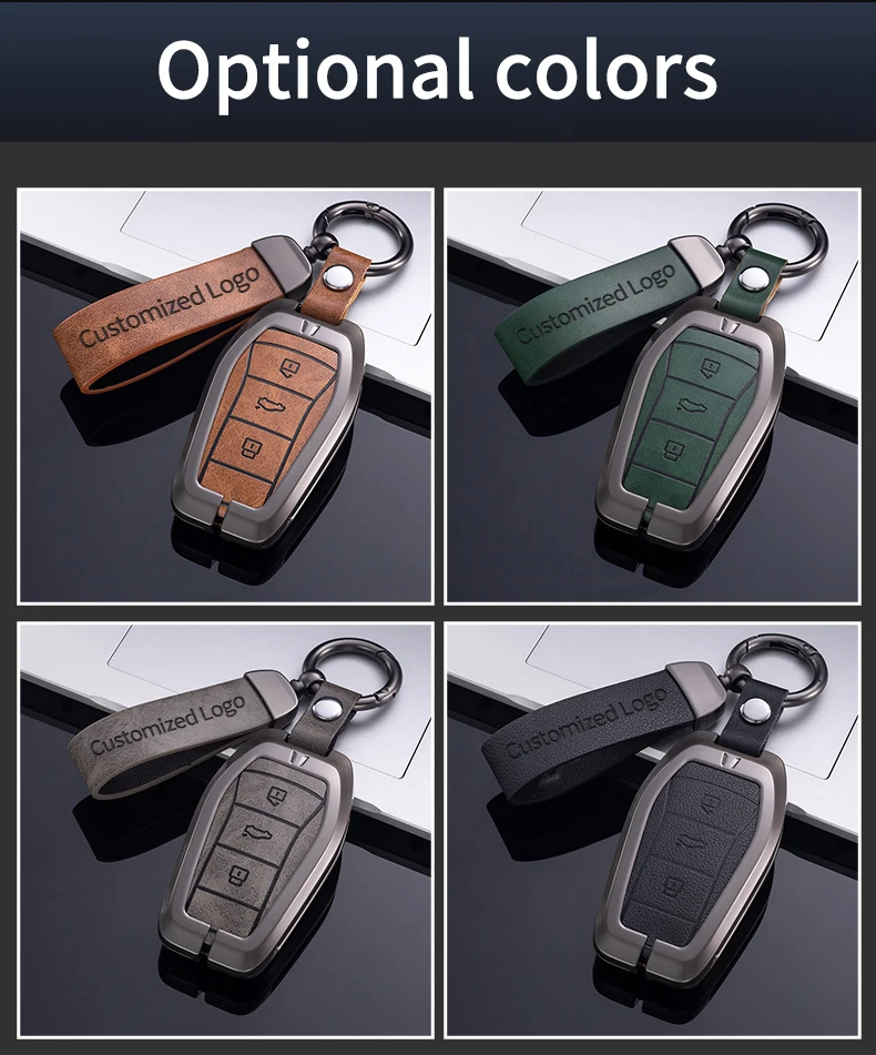 Car Key Remote Case Cover Shell Fob Holder For VW SOL E10X QX X8 E50 X6 A5 E50A E40X qx JAC X7 SOL X4 Auto Keychain Accessories